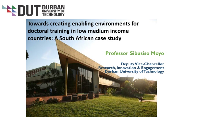 towards creating enabling environments n.w