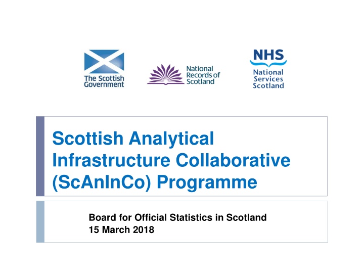 scottish analytical infrastructure collaborative n.w
