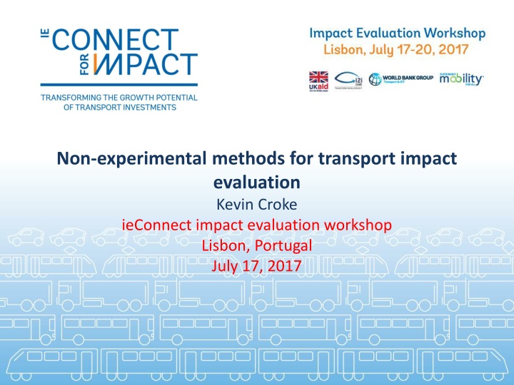 non experimental methods for transport impact n.w