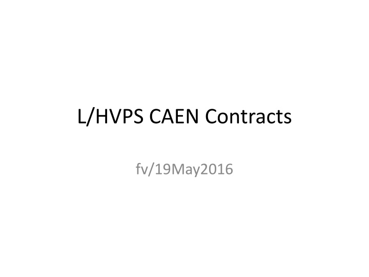 l hvps caen contracts n.w
