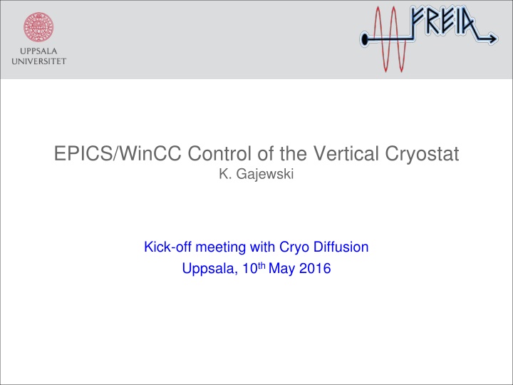 epics wincc control of the vertical cryostat n.w