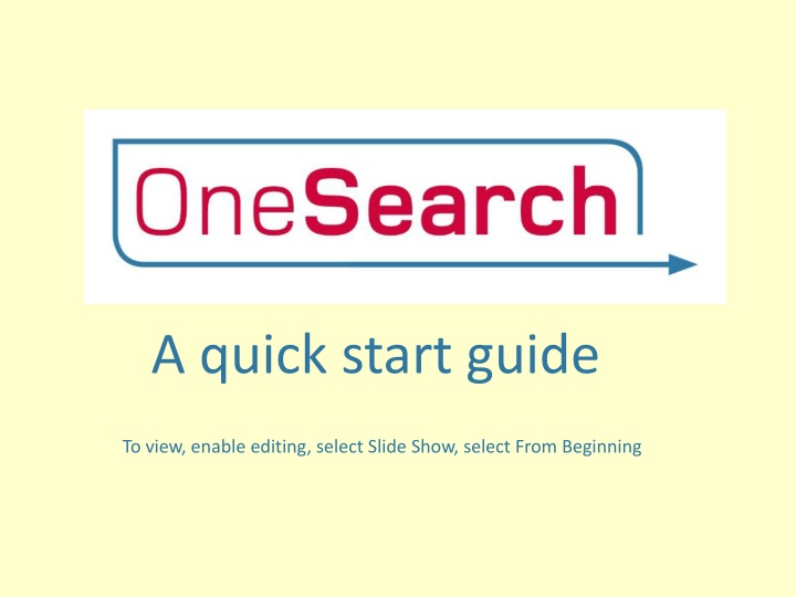 a quick start guide n.w