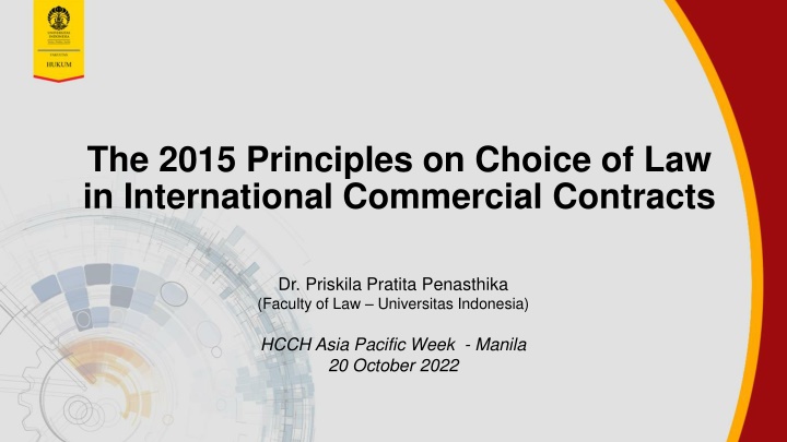 the 2015 principles on choice n.w