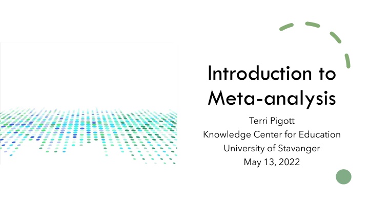 introduction to meta analysis n.w