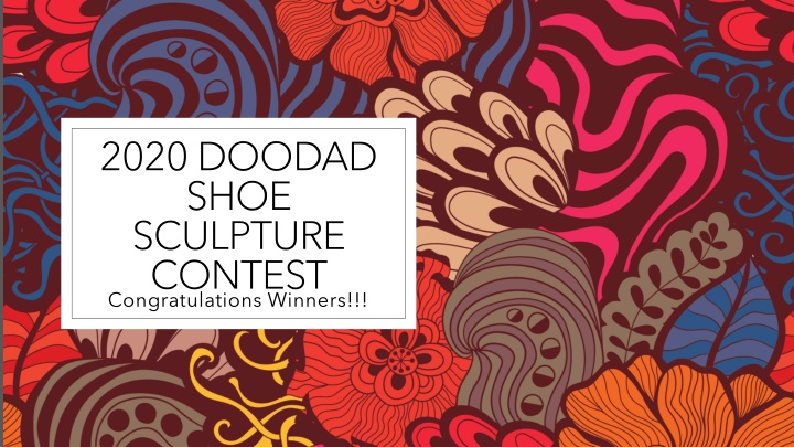2020 doodad shoe sculpture contest n.w