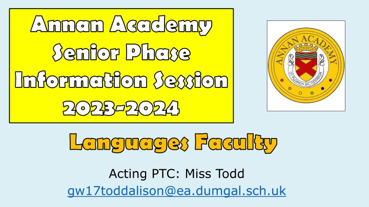 Senior Phase English Course Structure & Exam Details