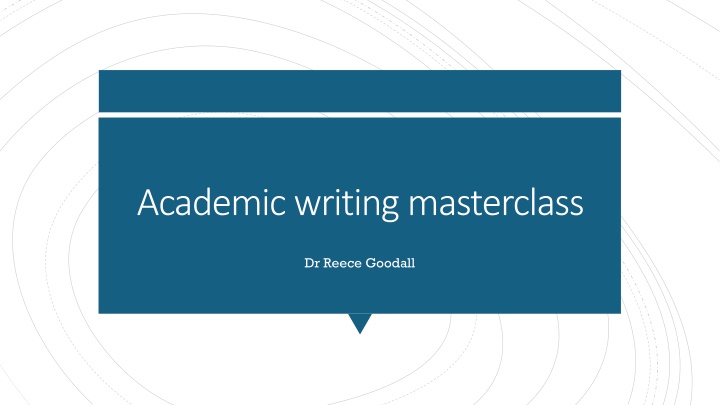 academic writing masterclass n.w