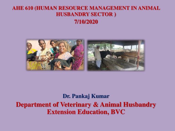ahe 610 human resource management in animal n.w