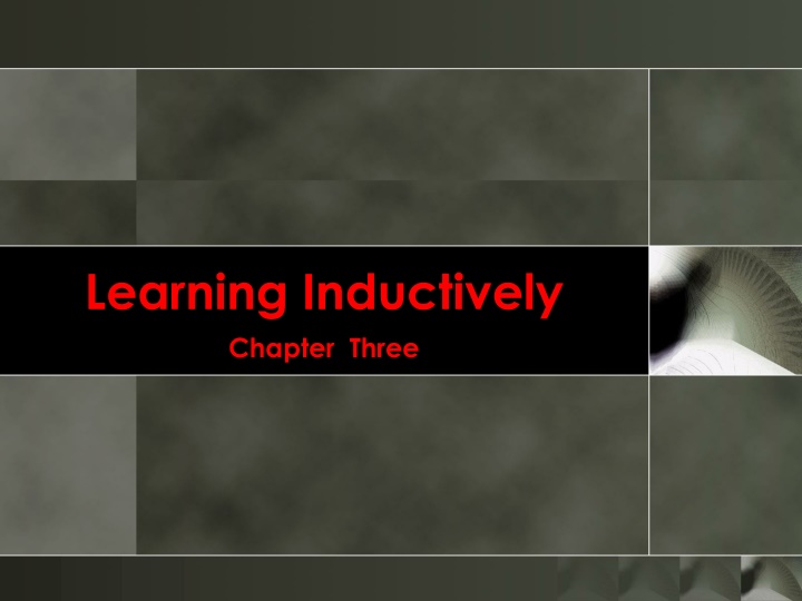 learning inductively chapter three n.w