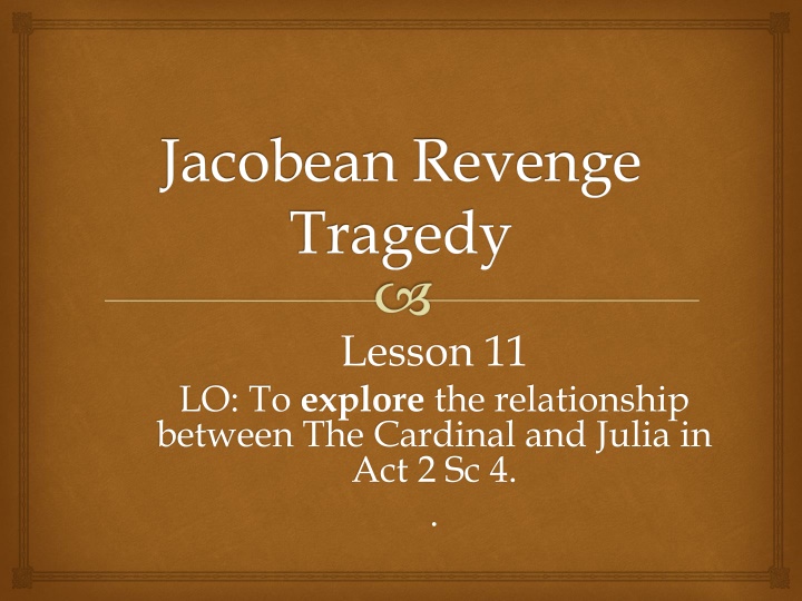 jacobean revenge tragedy n.w