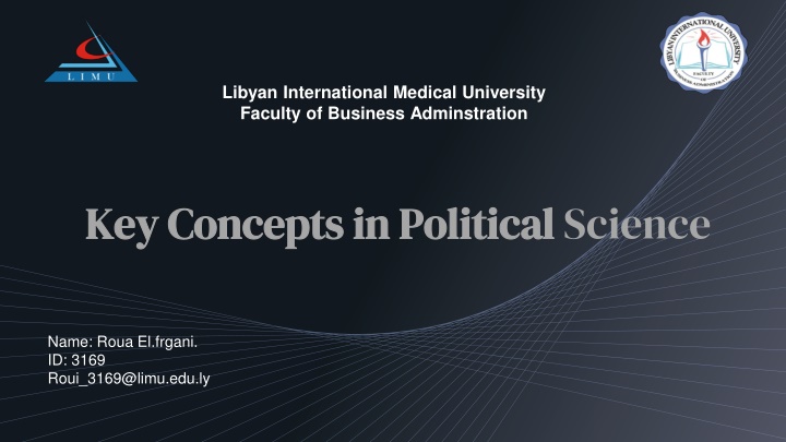 Key Concepts in Political Science at Libyan International Medical University