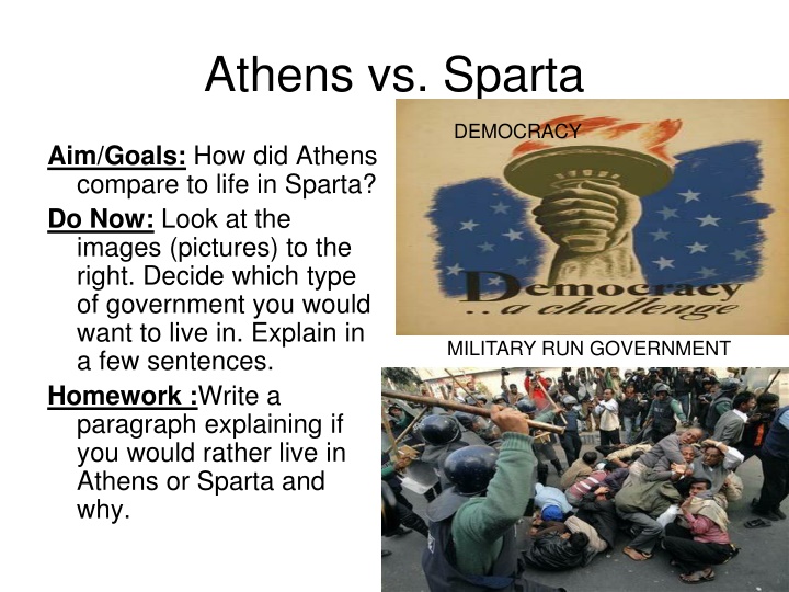 athens vs sparta n.w
