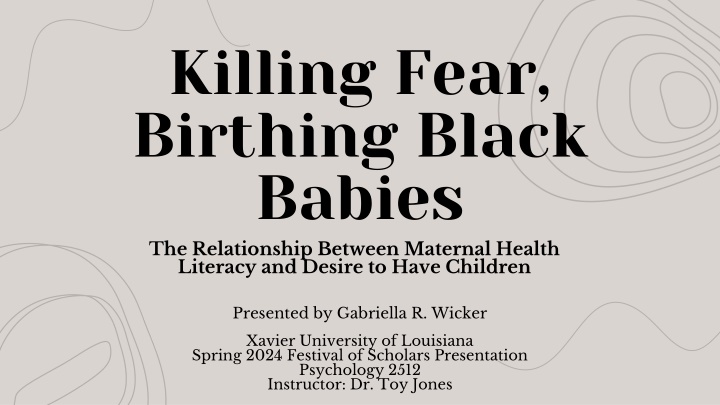 killing fear birthing black babies n.w