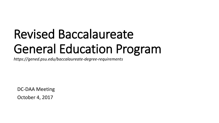 revised baccalaureate revised baccalaureate n.w