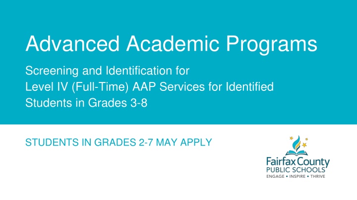 advanced academic programs n.w