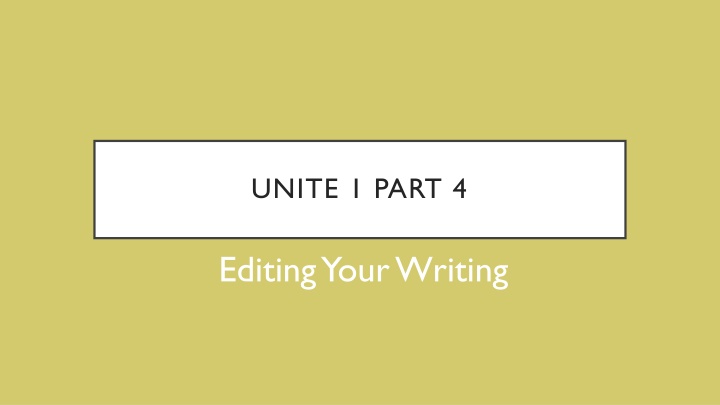 unite 1 part 4 n.w