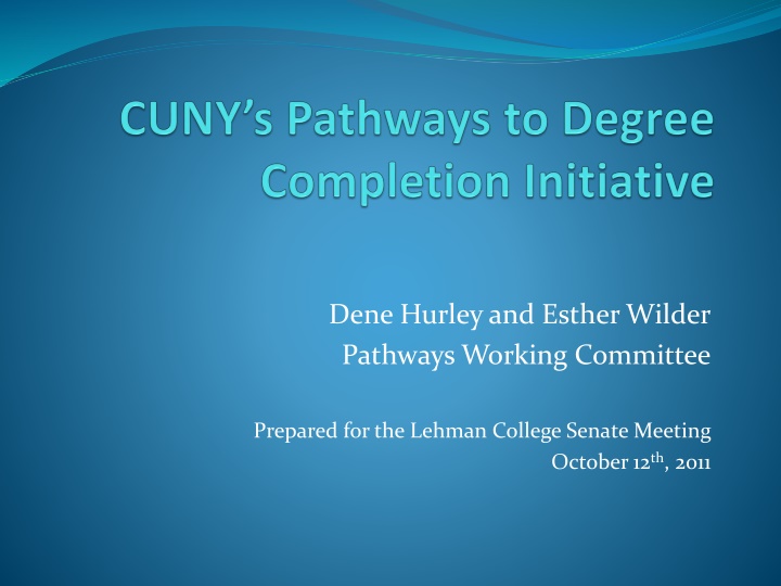 dene hurley and esther wilder pathways working n.w