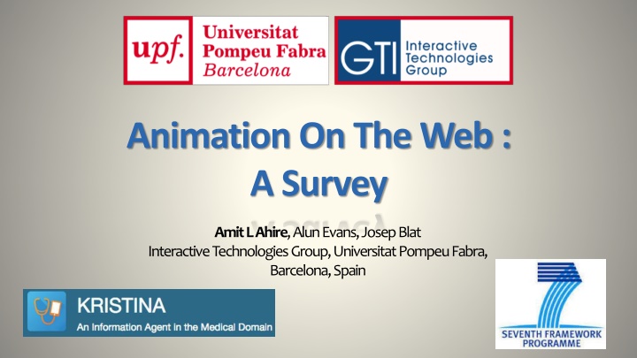 animation on the web a survey n.w