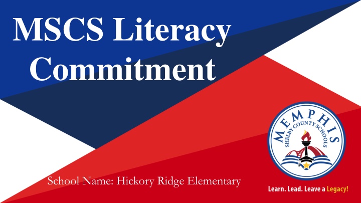 mscs literacy commitment n.w