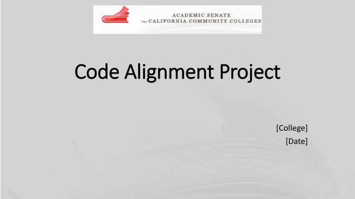 code alignment project code alignment project n.w