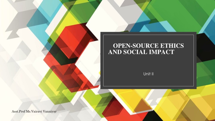 open source ethics and social impact n.w
