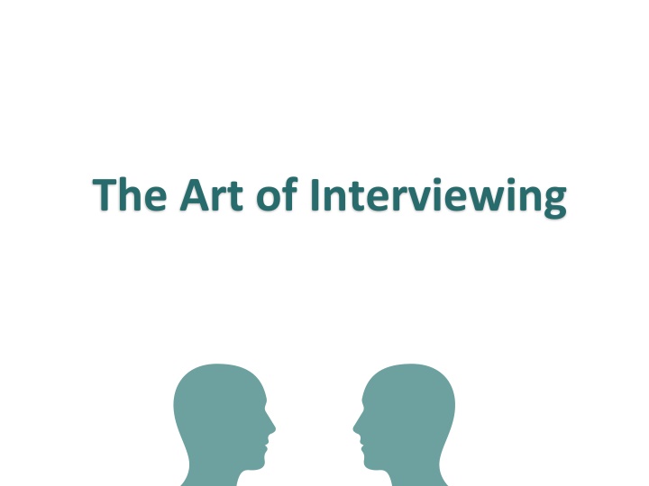 the art of interviewing n.w