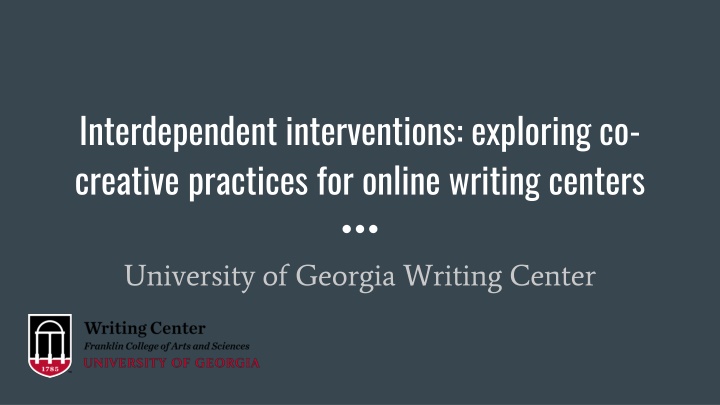 interdependent interventions exploring n.w