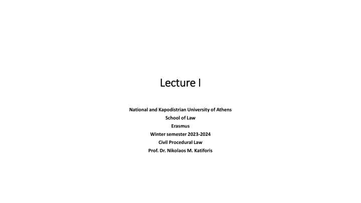 lecture i lecture i n.w