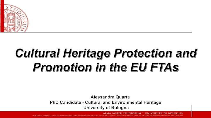 cultural heritage protection and promotion n.w