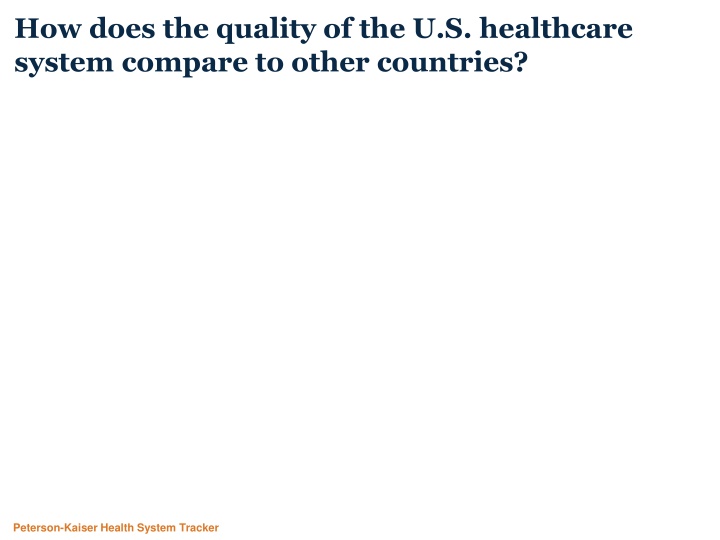 how does the quality of the u s healthcare system n.w