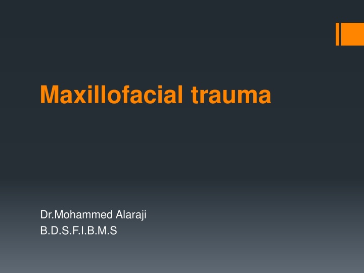 maxillofacial trauma n.w