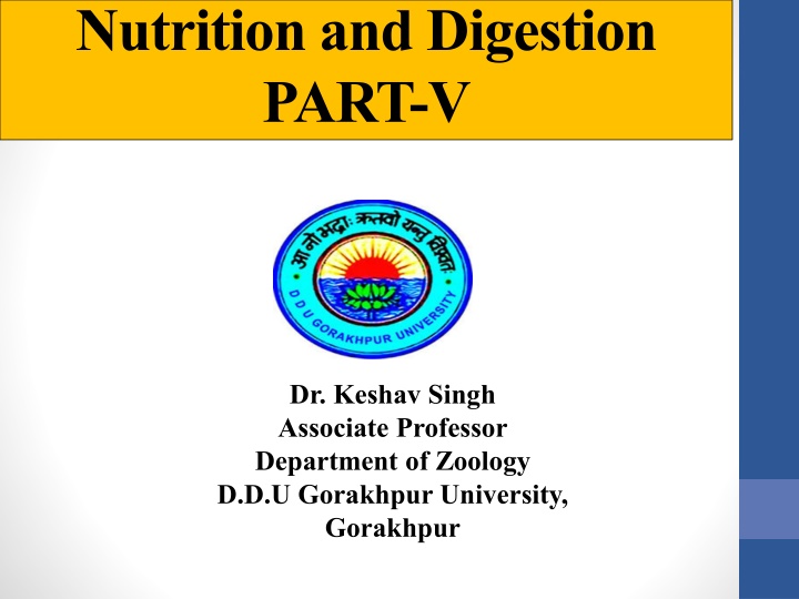 nutrition and digestion part v n.w