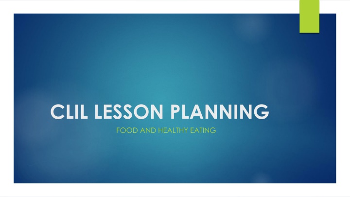clil lesson planning food and healthy eating n.w