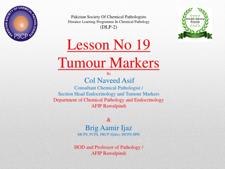 pakistan society of chemical pathologists n.w