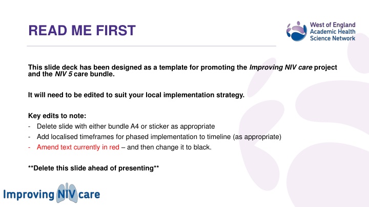 Improving NIV Care Project Overview