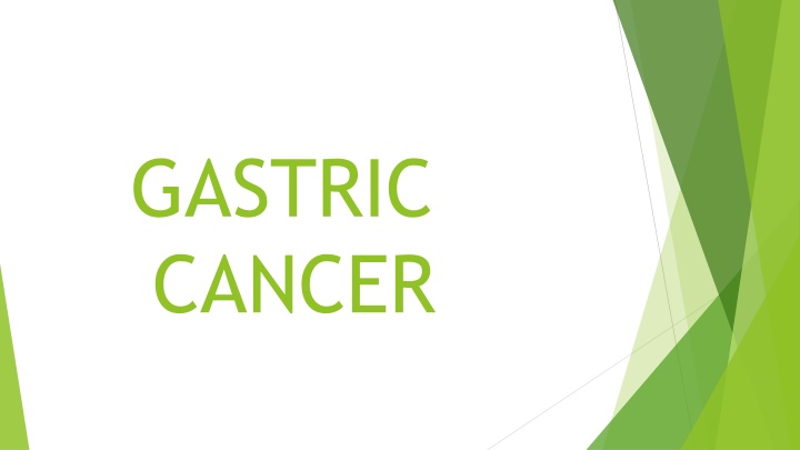 gastric cancer n.w