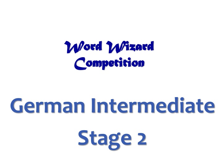 word wizard word wizard competition competition n.w