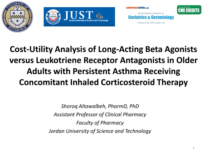cost utility analysis of long acting beta n.w