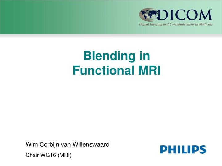 blending in functional mri n.w