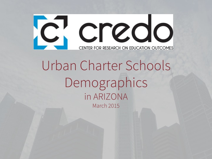 urban charter schools demographics in arizona n.w