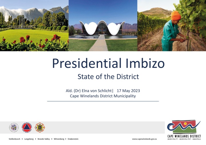 Cape Winelands District Overview and Economic Impact