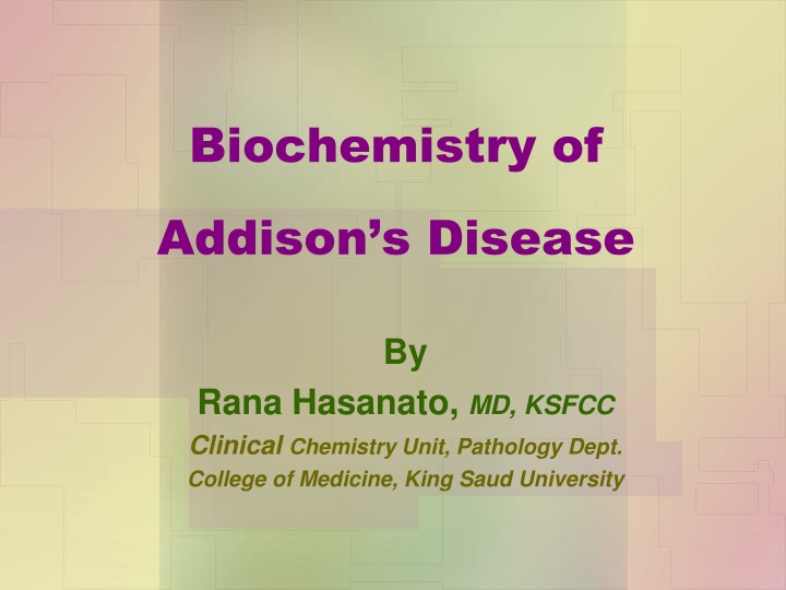 biochemistry of n.w