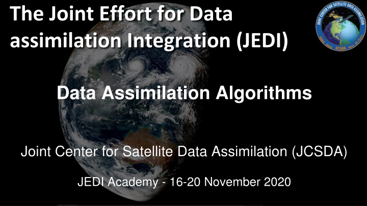 the joint effort for data assimilation n.w