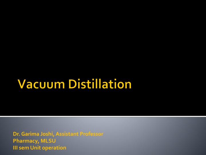 dr garimajoshi assistant professor pharmacy mlsu n.w
