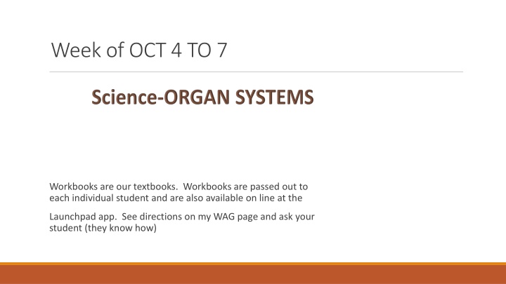 week of oct 4 to 7 n.w