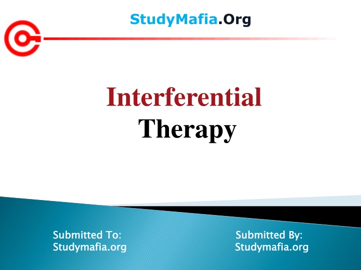 Interferential Therapy for Pain Relief and Healing