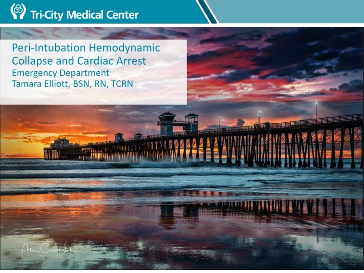 peri intubation hemodynamic collapse and cardiac n.w