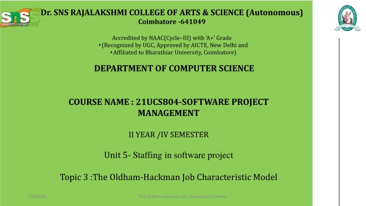 dr sns rajalakshmi college of arts science n.w