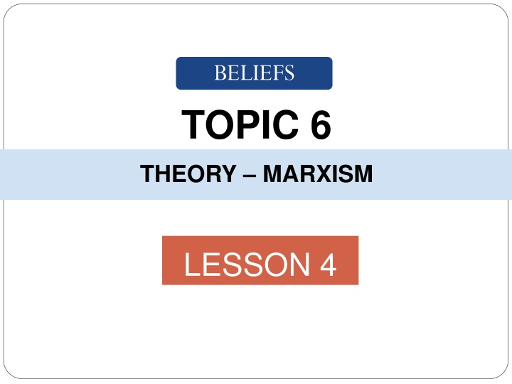 beliefs n.w