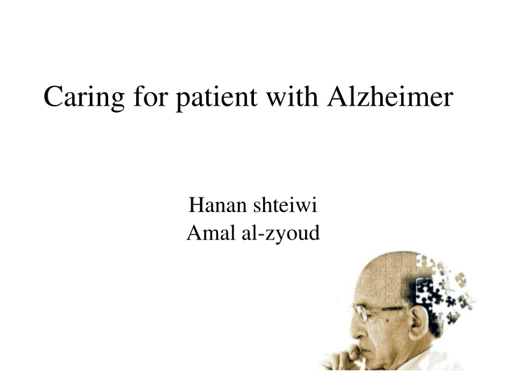caring for patient with alzheimer n.w